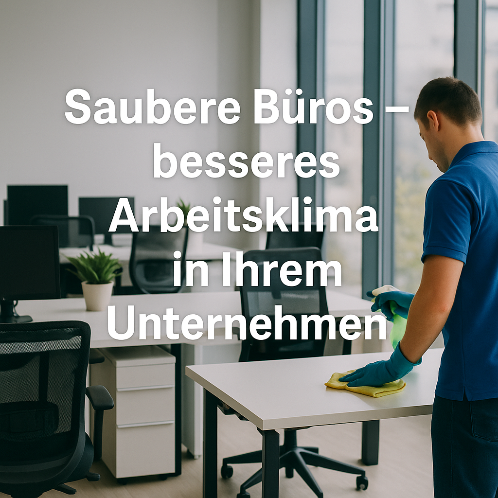 Saubere Büros – besseres Arbeitsklima in Ihrem Unternehmen